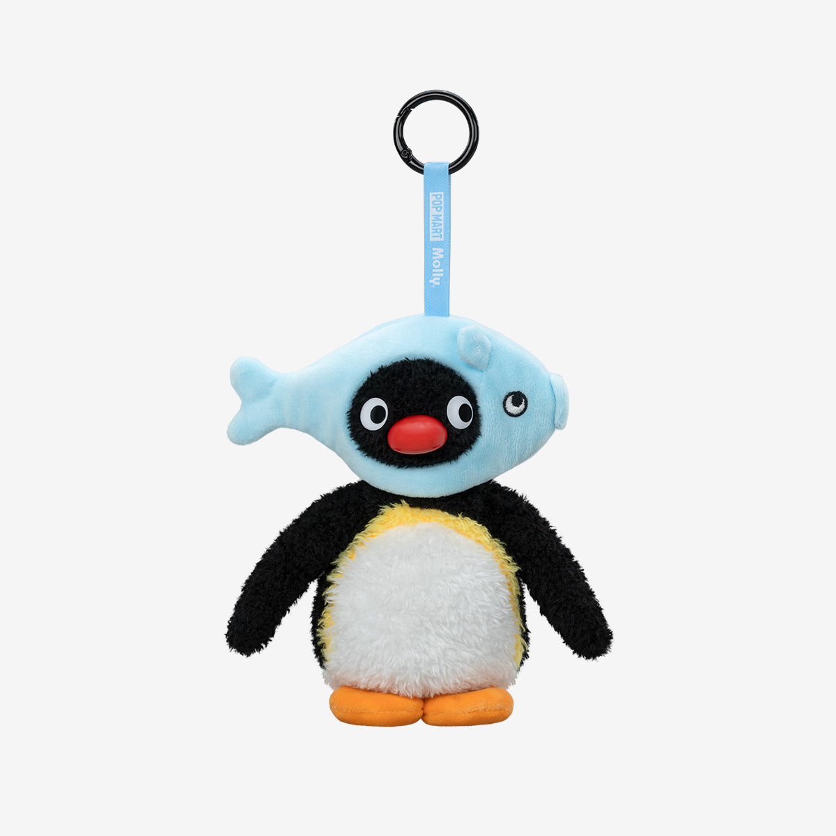 Baby Molly × Pingu Happy Fishing plush pendant – Full Fish design