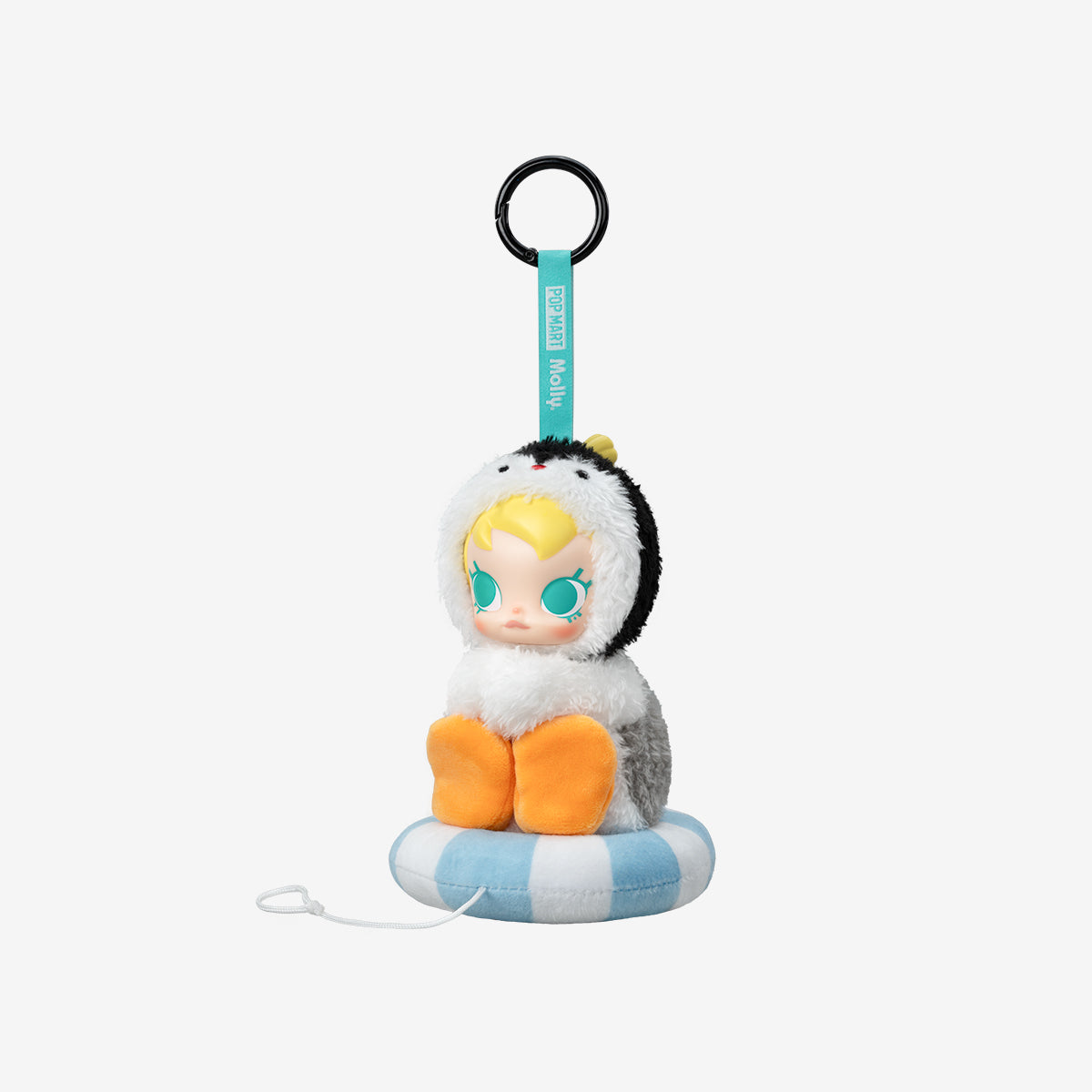 Baby Molly × Pingu Happy Fishing plush pendant – Little Fishing Boat design