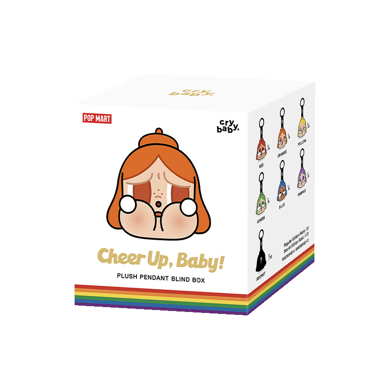 Pop Mart CRYBABY CHEER UP, BABY! Series Plush Pendant Blind Box mini box