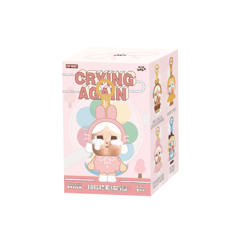 Pop Mart CRYBABY Crying Again Series Vinyl Face Plush Blind Box mini box
