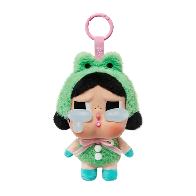 Pop Mart CRYBABY Crying Again Series Vinyl Face Plush What a Frog
