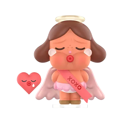 Pop Mart CRYBABY Crying For Love Series Figures Kiss Kiss Angel Version