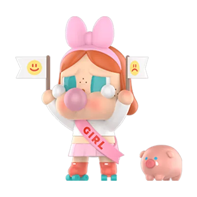 CRYBABY Crying Parade Series Good Girl figure dressed in parade outfit