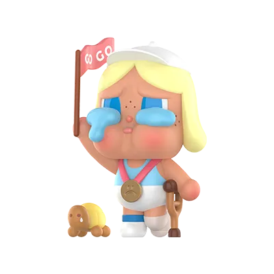 CRYBABY Crying Parade Series Keep Go Go figure with playful parade design
