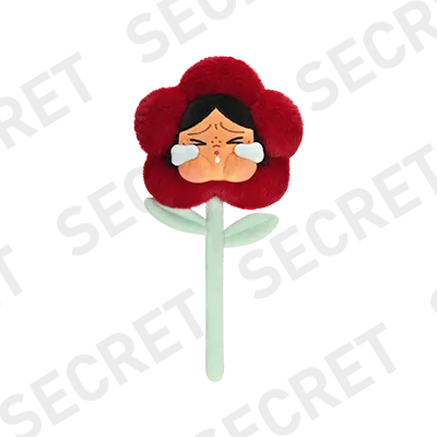Pop Mart CRYBABY Sad Club Series Plush Flower Cherry Red secret