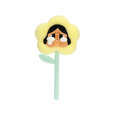 Pop Mart CRYBABY Sad Club Series Plush Flower Sunchine Yellow