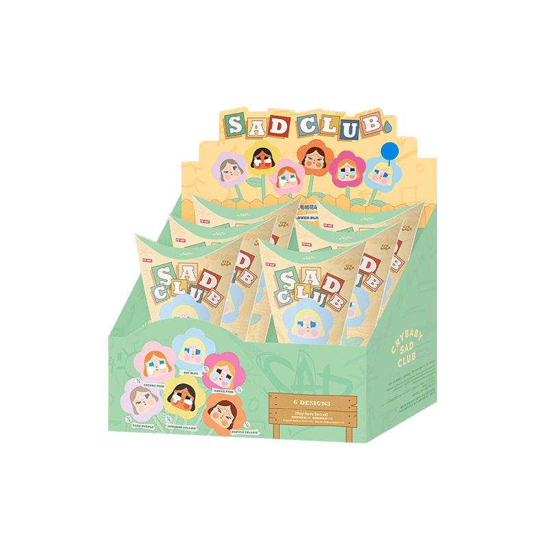 CRYBABY Sad Club Series - Plush Flower Blind Box