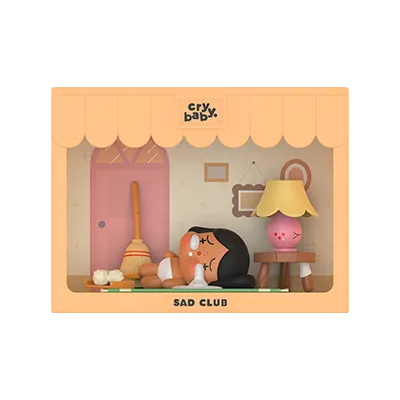 Pop Mart CRYBABY Sad Club Series Scene Sets Devastated scene