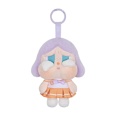 Pop Mart CRYBABY Sunset Concert Series Plush Pendant Bright Orange