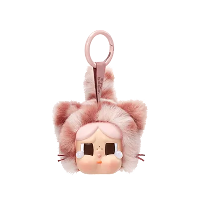 Pop Mart CRYBABY Wild but Cutie Series Vinyl Plush Pendant Pink Cutie