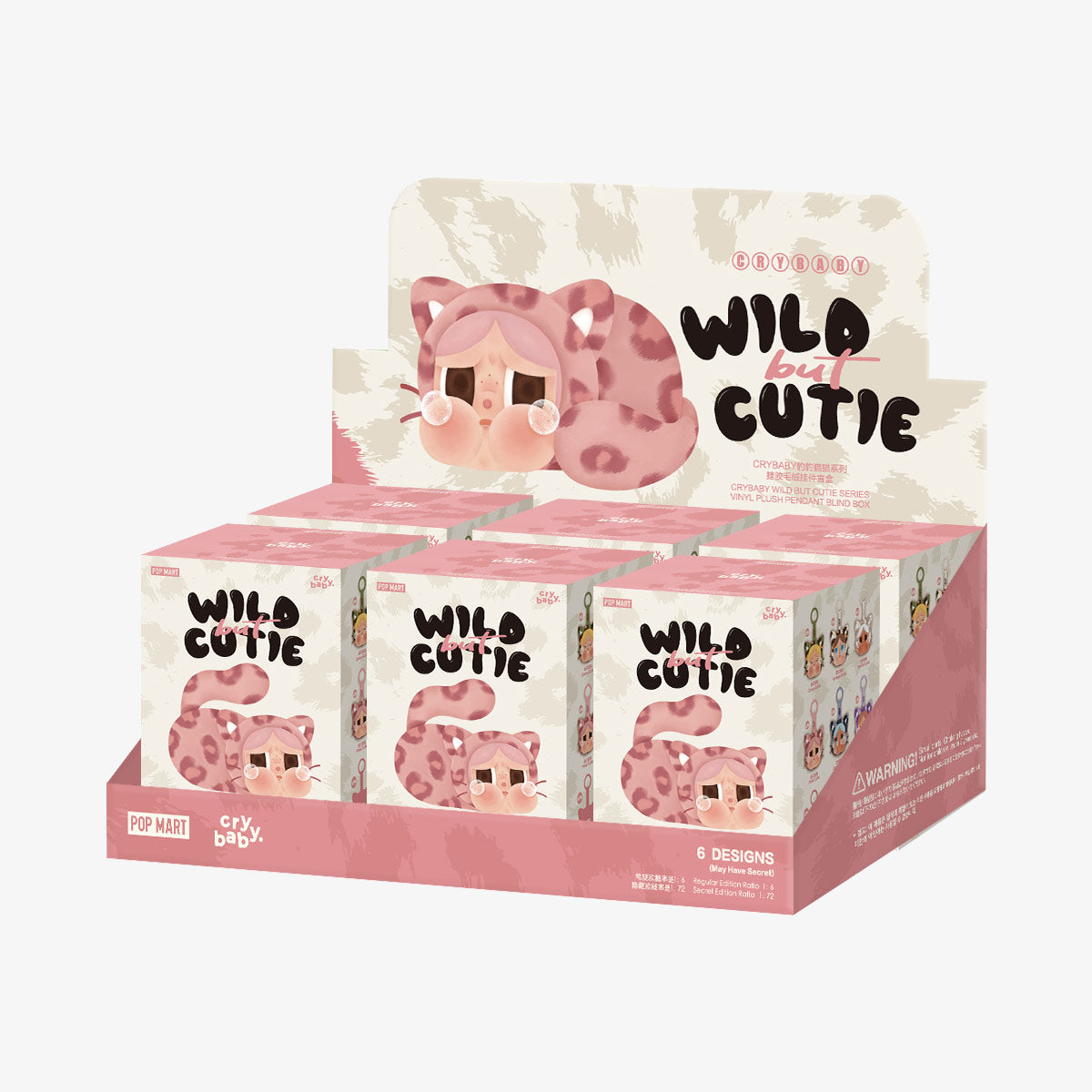 Pop Mart CRYBABY Wild but Cutie Series Vinyl Plush Pendant Blind Box whole set