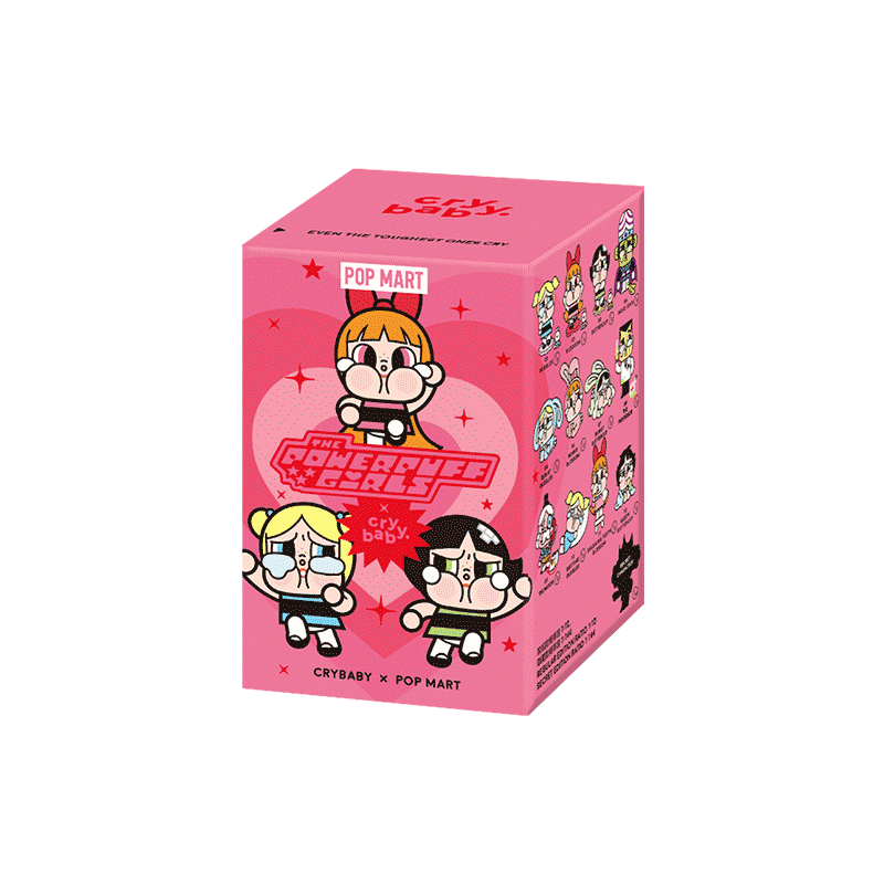 Pop Mart CRYBABY × Powerpuff Girls Series Figures mini box