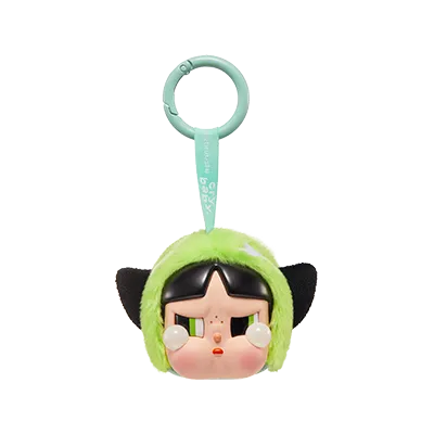 Pop Mart CRYBABY × Powerpuff Girls Series Vinyl Face Plush Buttercup
