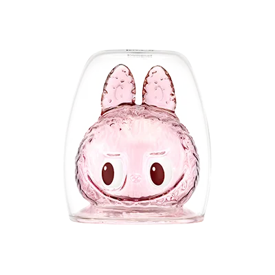 Pop Mart Labubu CHEERS! Series double-walled glass blind box Romance design collectible