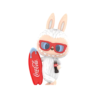Pop Mart Labubu THE MONSTERS COCA-COLA Series Surf With Me collectible figure