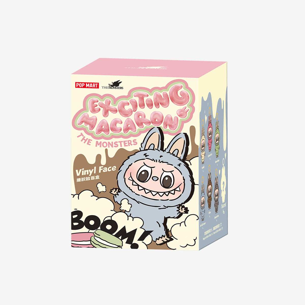 Pop Mart Labubu THE MONSTERS Exciting Macaron Vinyl Face Blind Box mini packaging