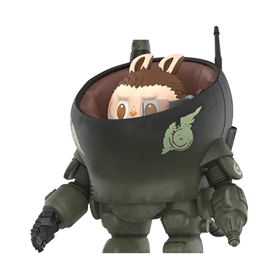 Pop Mart Labubu THE MONSTERS × Kow Yokoyama Ma.k. Series S.A.F.S Darksteel collectible figure