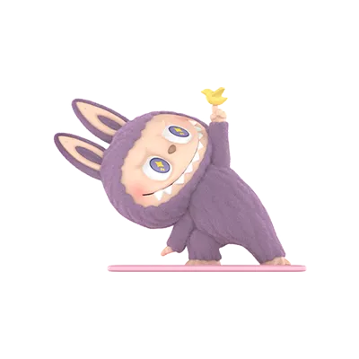 Pop Mart Labubu Lazy Yoga Series blind box figure Little Bird collectible