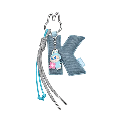 Pop Mart Labubu The Monsters Pin for Love Series letter pendant letter K collectible charm