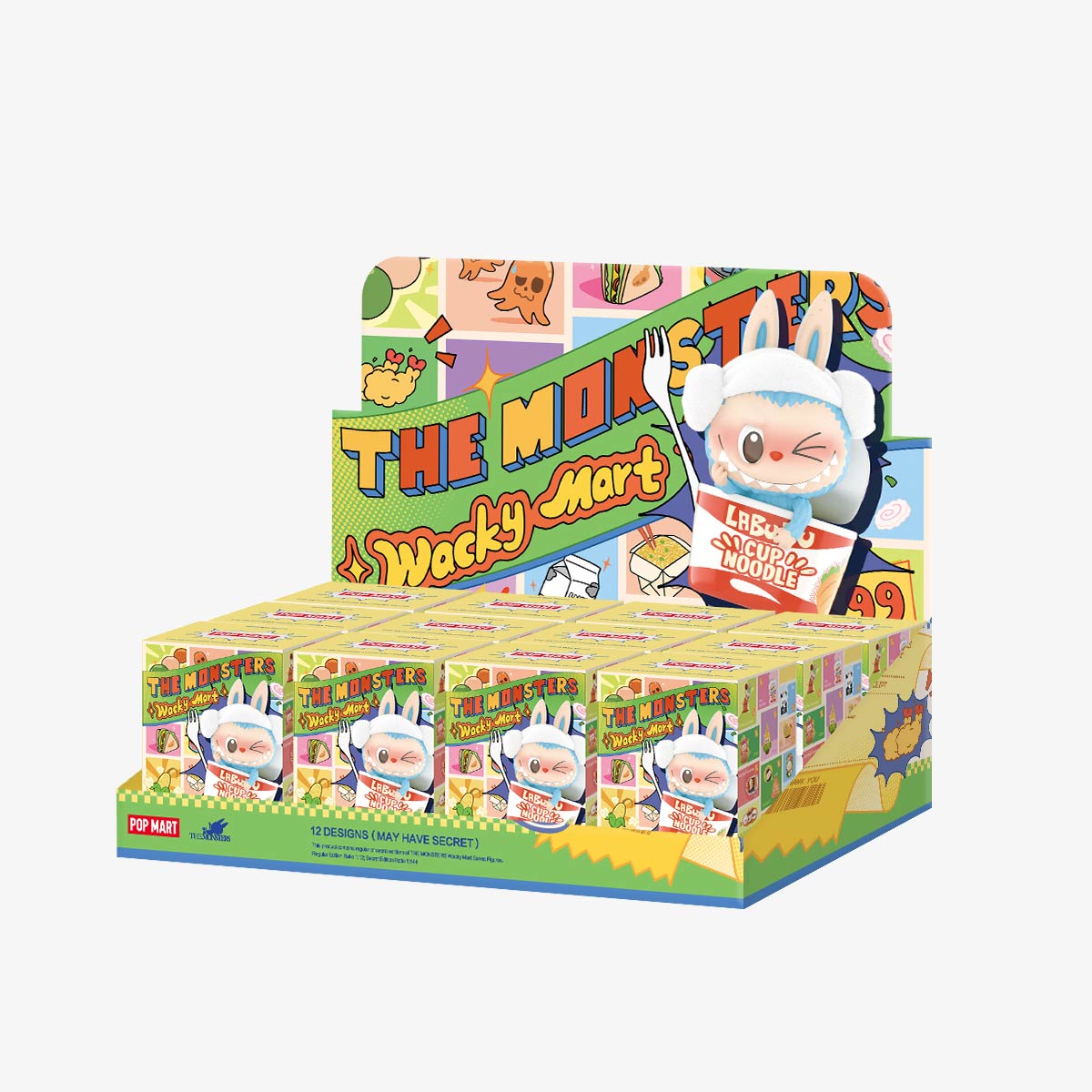 Pop Mart Labubu The Monsters Wacky Mart Series figures blind box full set big box