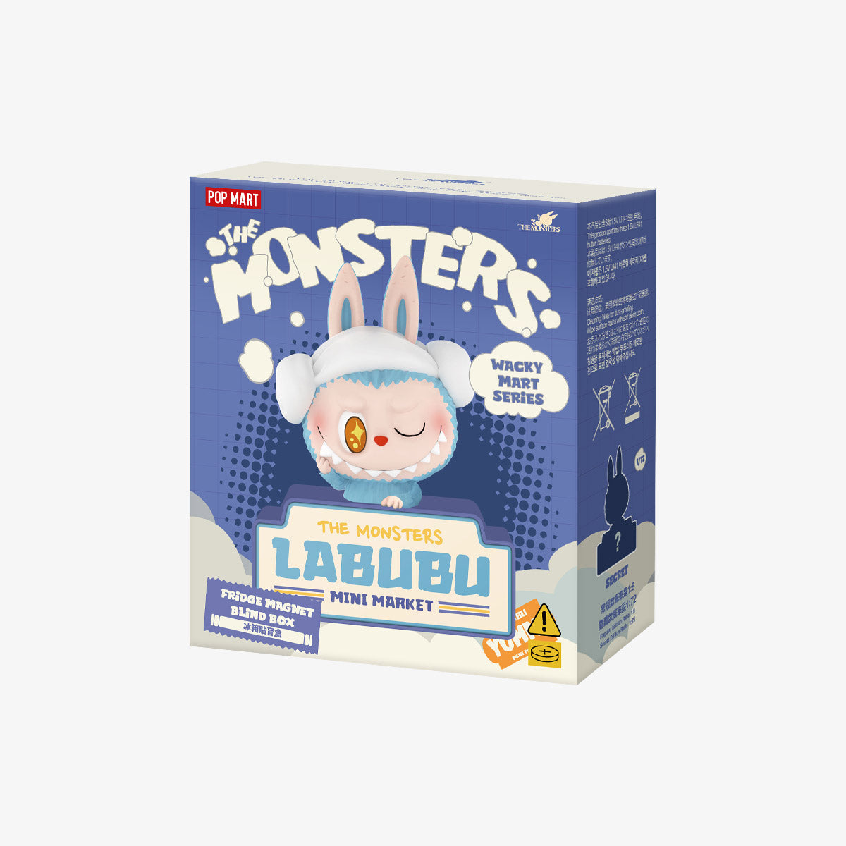 Pop Mart Labubu Wacky Mart Series fridge magnet blind box single packaging