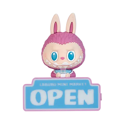 Pop Mart Labubu Wacky Mart Series fridge magnet blind box Milk design collectible