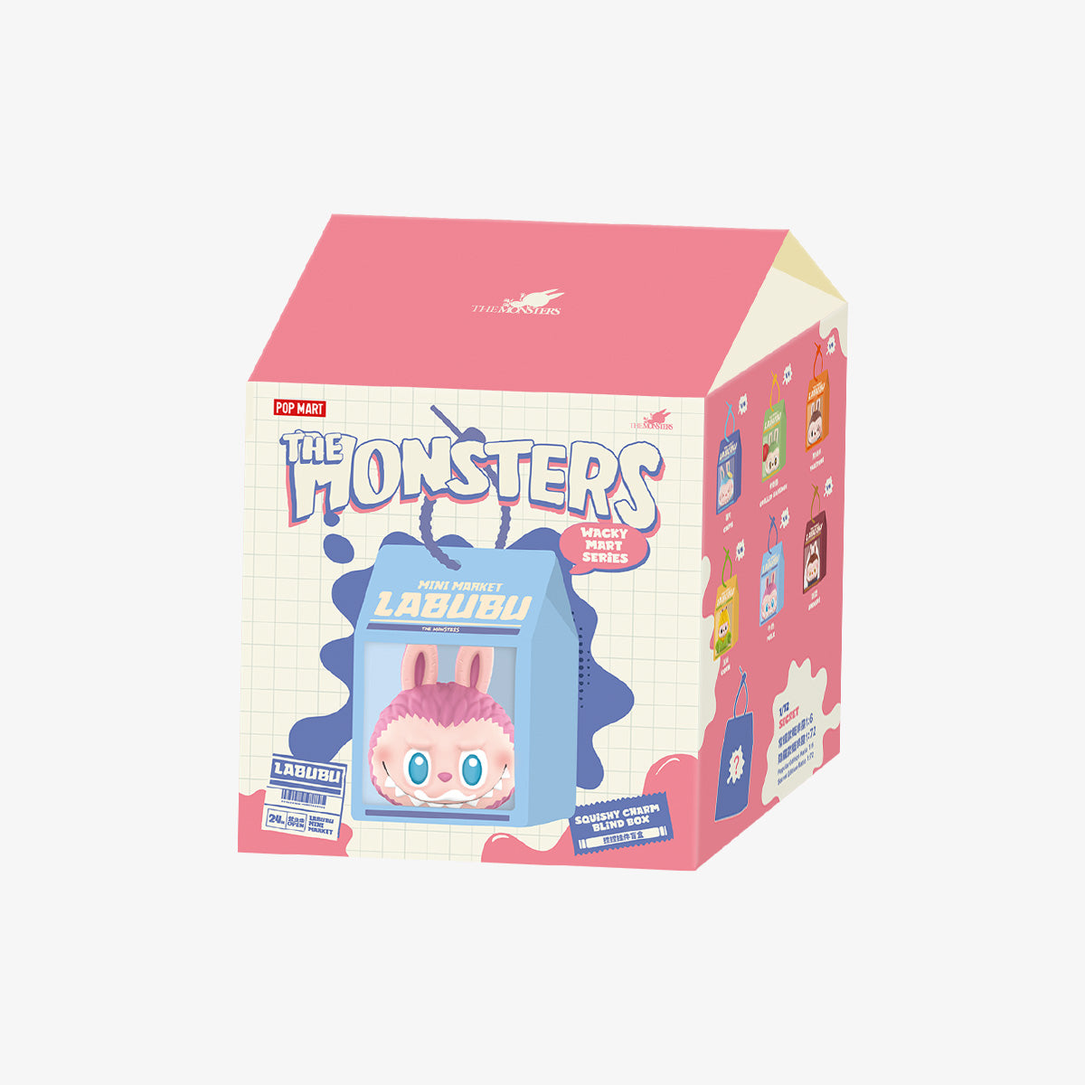 Pop Mart Labubu Wacky Mart Series pinch pendant blind box single packaging
