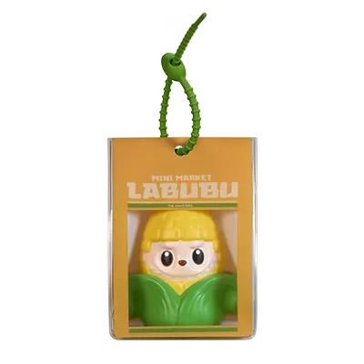 Pop Mart Labubu Wacky Mart Series pinch pendant blind box Corn design collectible