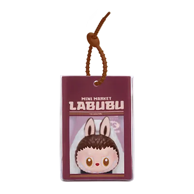 Pop Mart Labubu Wacky Mart Series pinch pendant blind box Onigiri rice ball design collectible