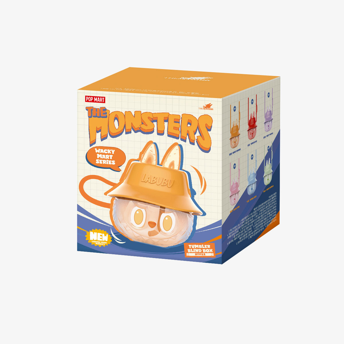 Pop Mart Labubu Wacky Mart Series tumbler blind box packaging single box