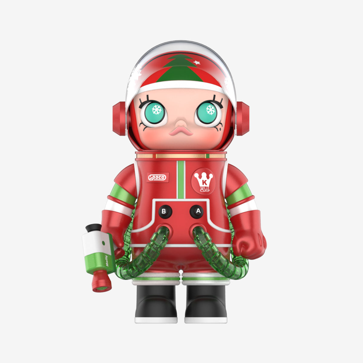 Pop Mart MEGA COLLECTION 1000% SPACE MOLLY Christmas front view