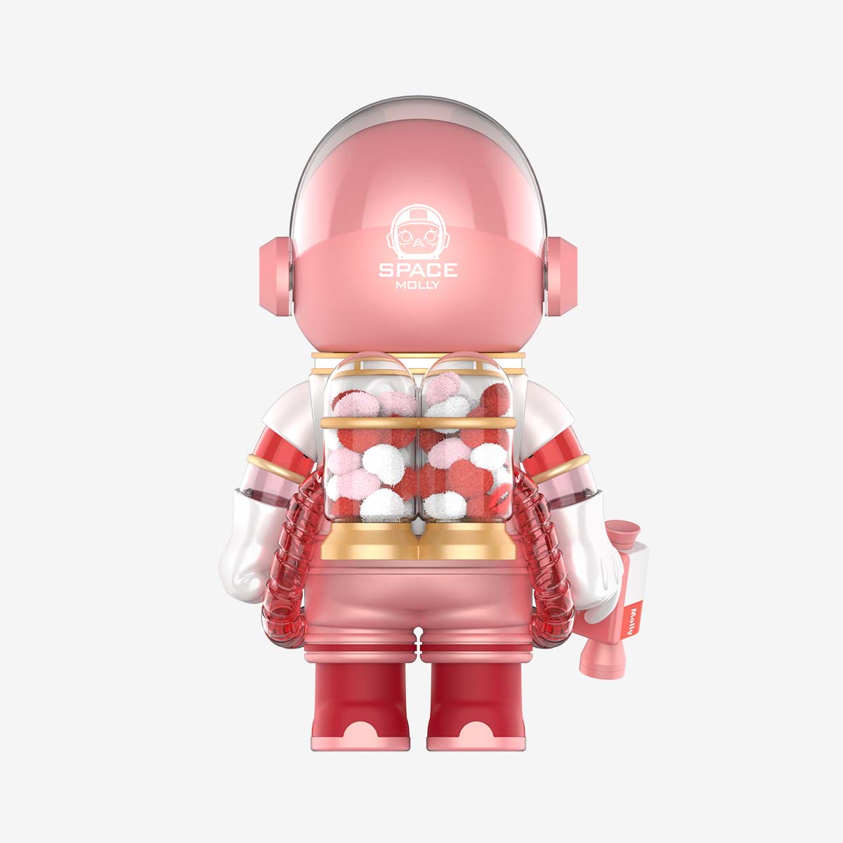 Pop Mart MEGA Collection 1000% SPACE MOLLY Heartbeat back view