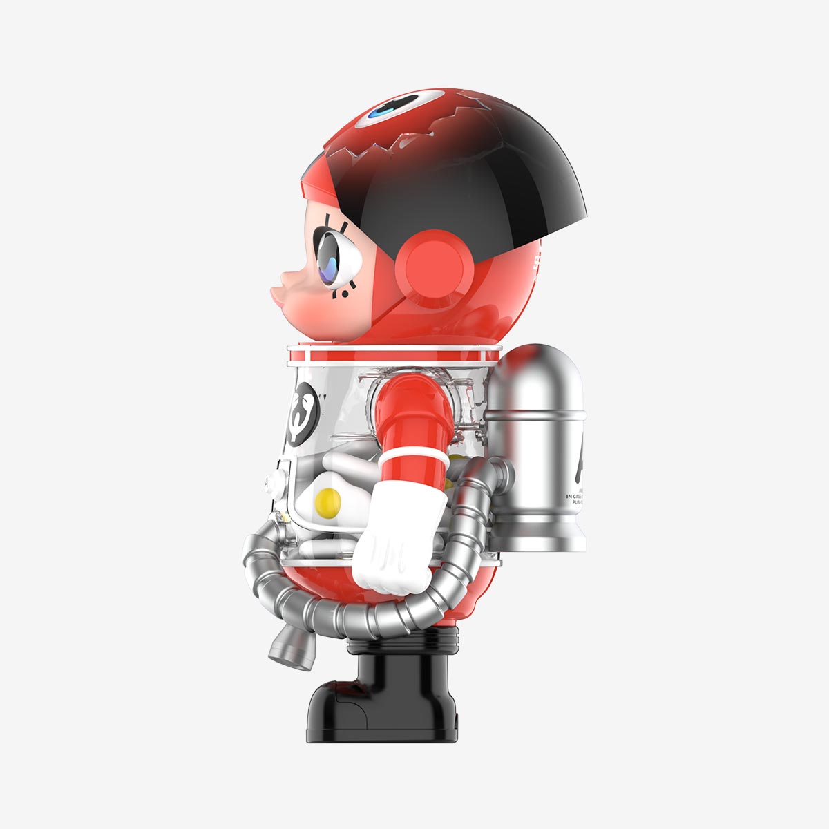 Pop Mart MEGA Collection 1000% SPACE MOLLY x Philip Colbert 90 degree side view