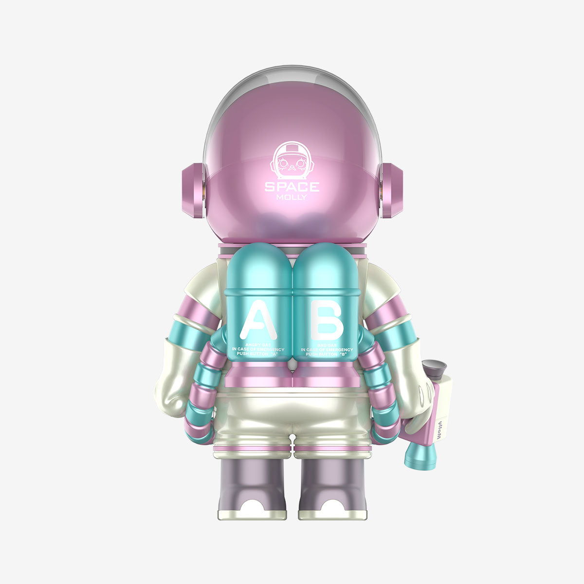 MEGA COLLECTION 400% SPACE MOLLY CANDY back view astronaut figure