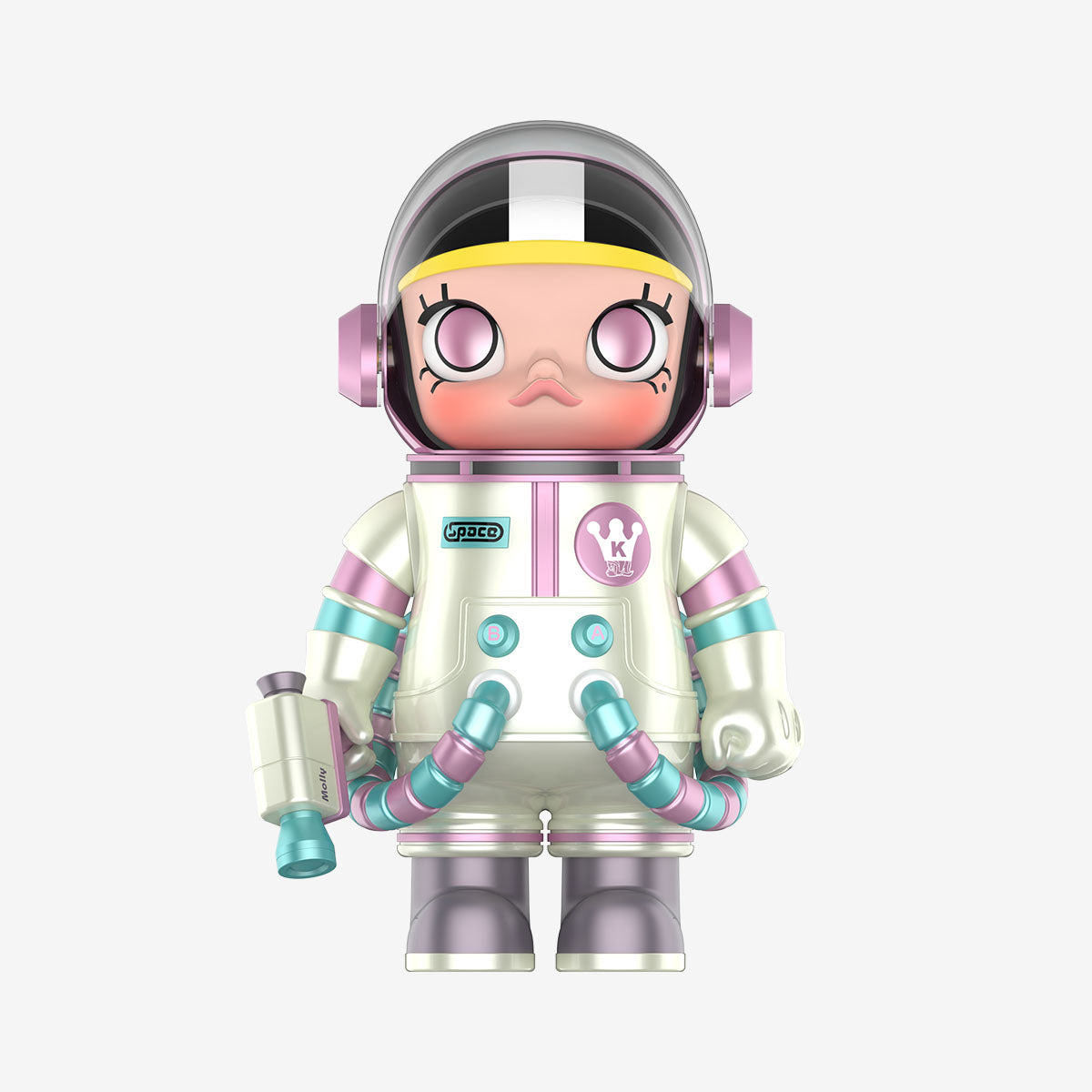 MEGA COLLECTION 400% SPACE MOLLY CANDY front view astronaut figure