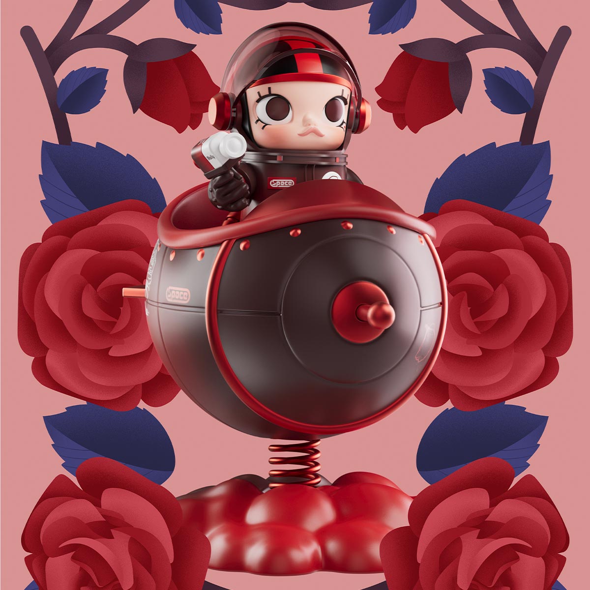 MEGA SPACE MOLLY 100% Blooming Series-Rose