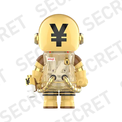MEGA SPACE MOLLY 100% × emoji™ Series Ms. Billionaire secret rare edition figure