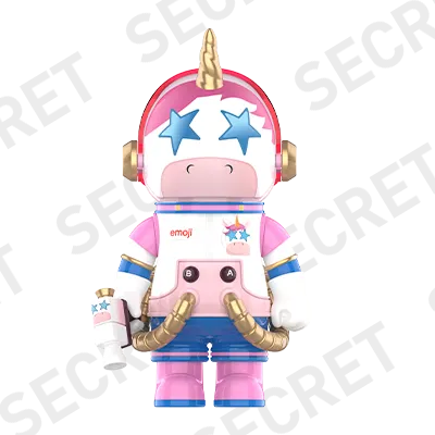 MEGA SPACE MOLLY 100% × emoji™ Series Unicorn secret rare edition collectible figure