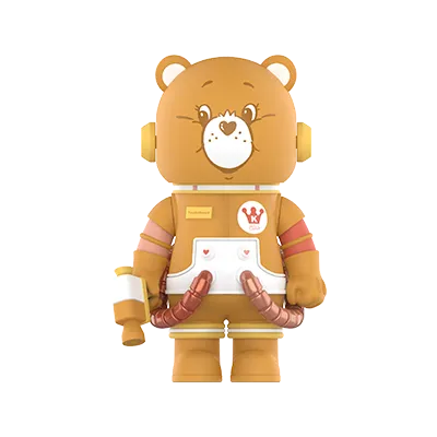 MEGA SPACE MOLLY 100% Series 3 Care Bears Tenderheart Bear collaboration figure