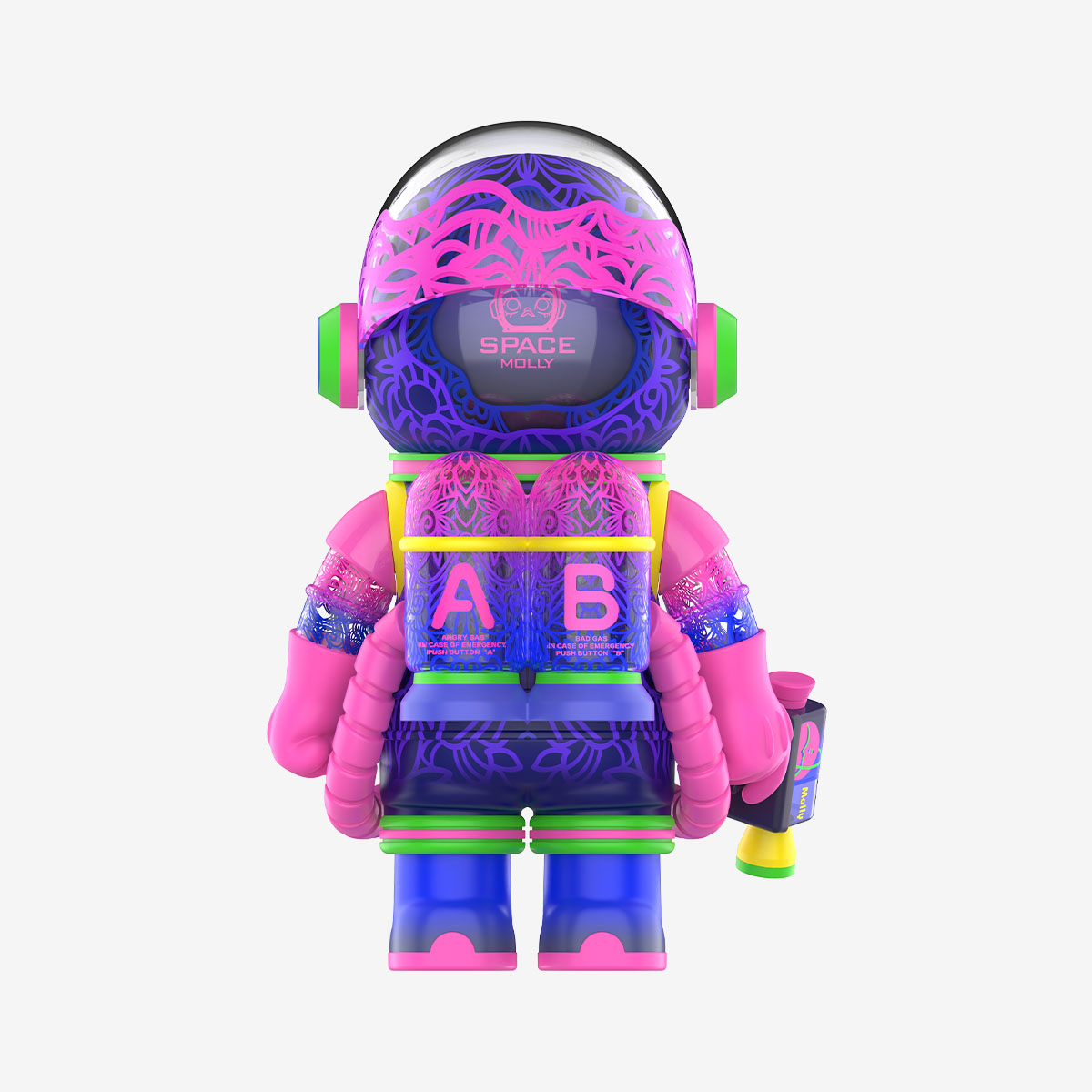Pop Mart MEGA SPACE MOLLY 1000% CHEN FENWAN back view