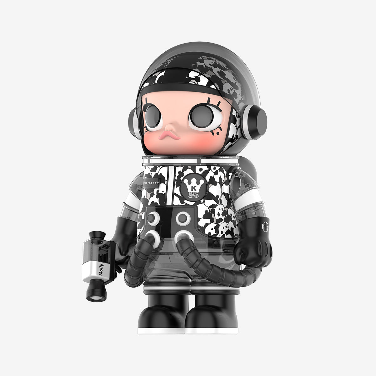Pop Mart MEGA SPACE MOLLY 1000% Meilin Panda 45 degree angle view