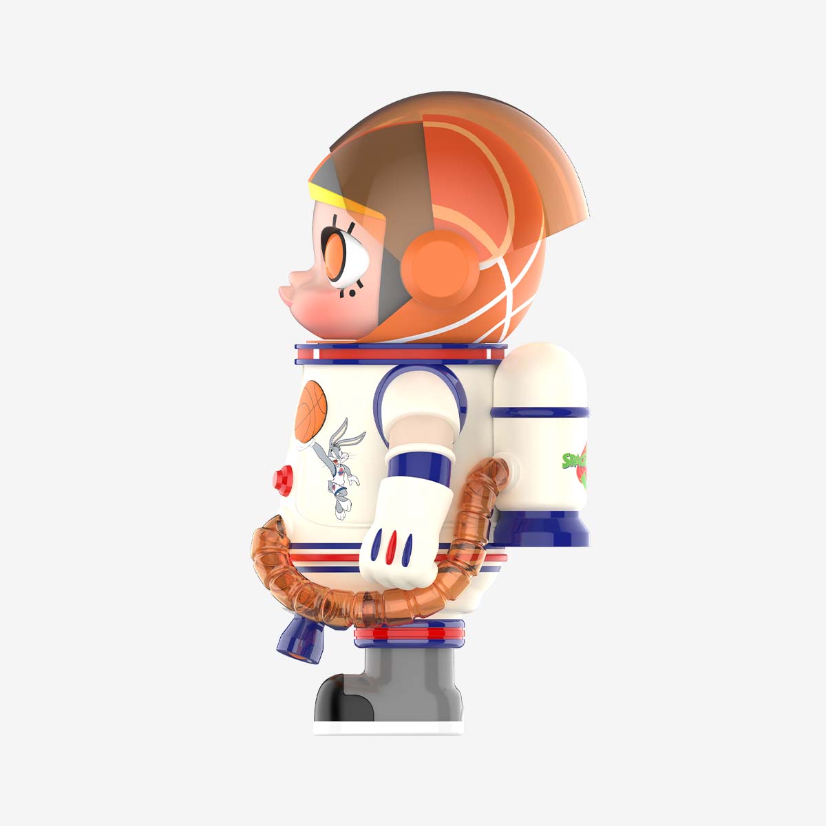 Pop Mart MEGA SPACE MOLLY 1000% SPACE JAM 90 degree side view