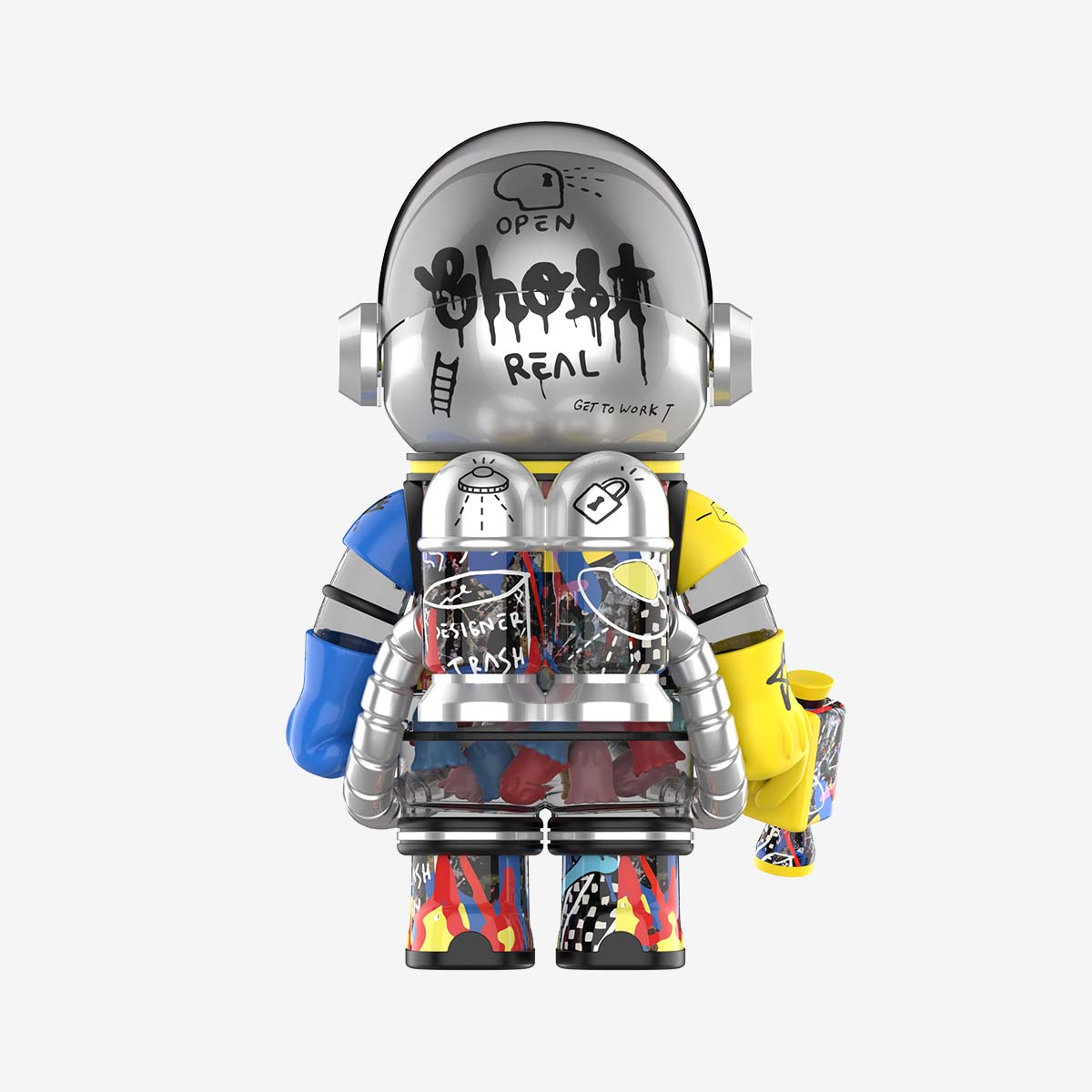 Pop Mart MEGA SPACE MOLLY 1000% Trevor Andrew back view