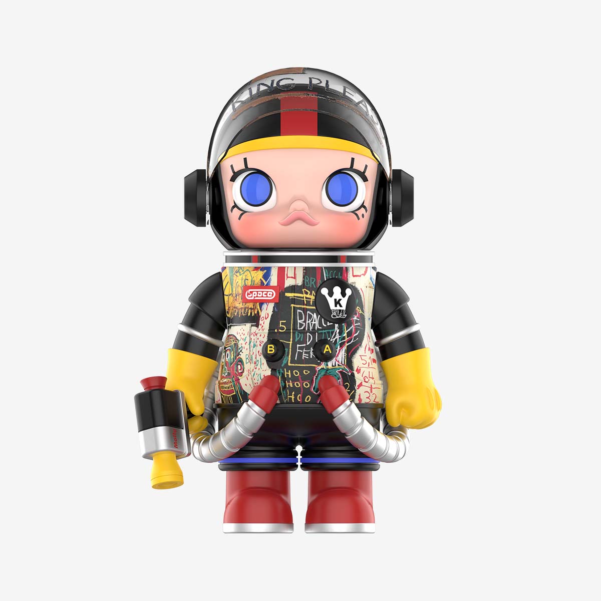 MEGA SPACE MOLLY 400% Jean-Michel Basquiat front view