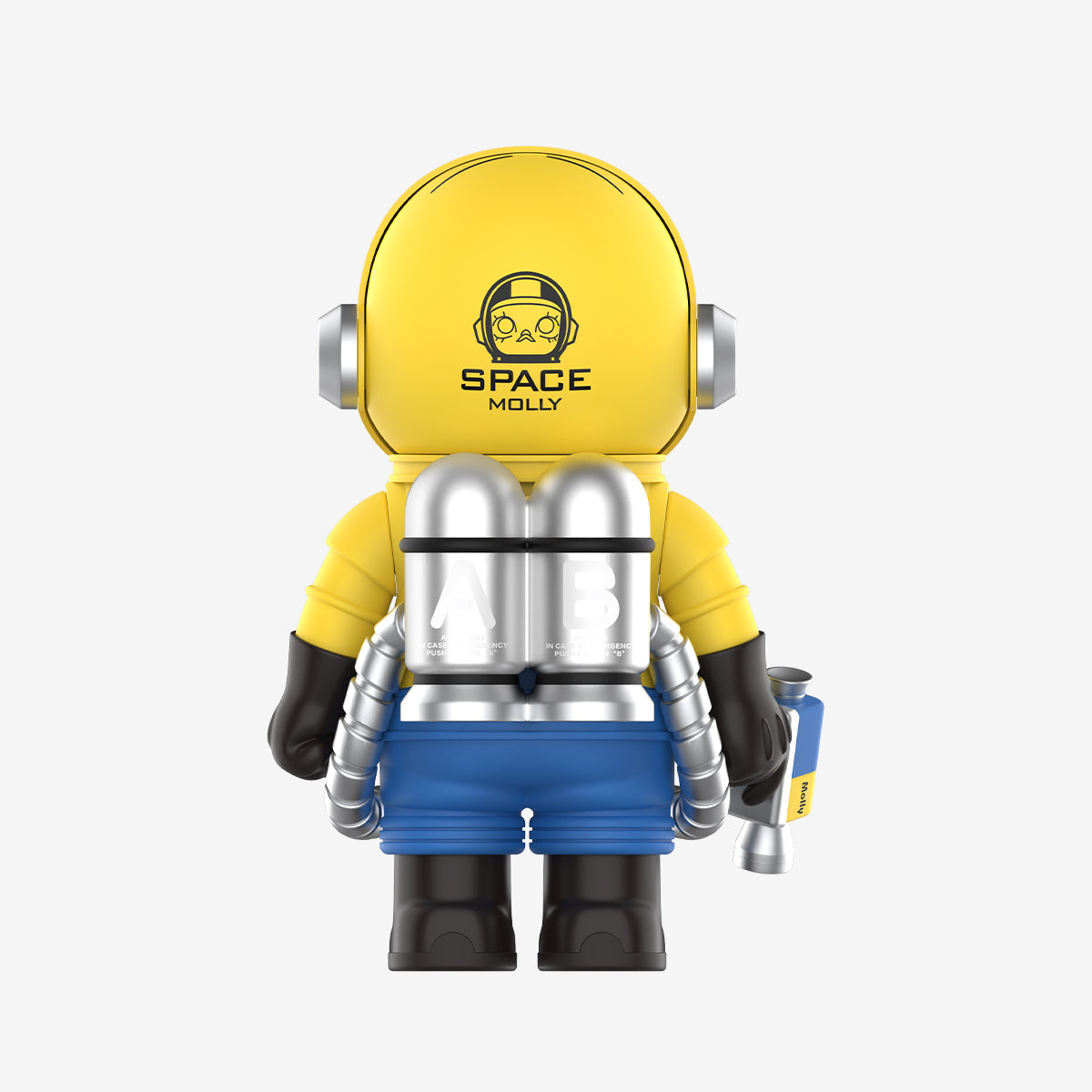Pop Mart MEGA SPACE MOLLY 400% Minions with mask on back view