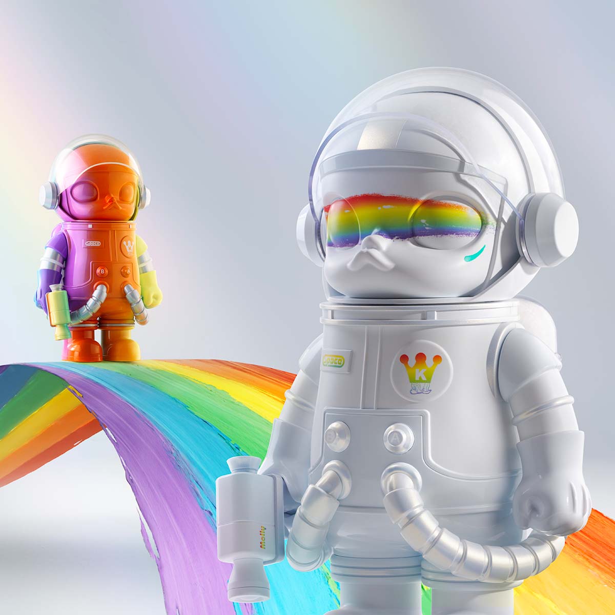 MEGA SPACE MOLLY 400% Rainbow