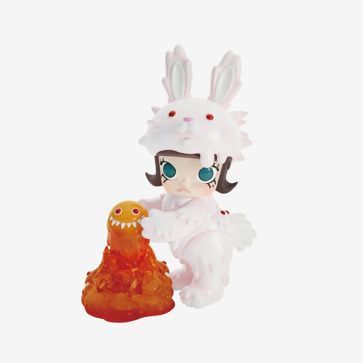MOLLY × INSTINCTOY Erosion MOLLY Costume figure – Monster Fluffy Molly luminous edition