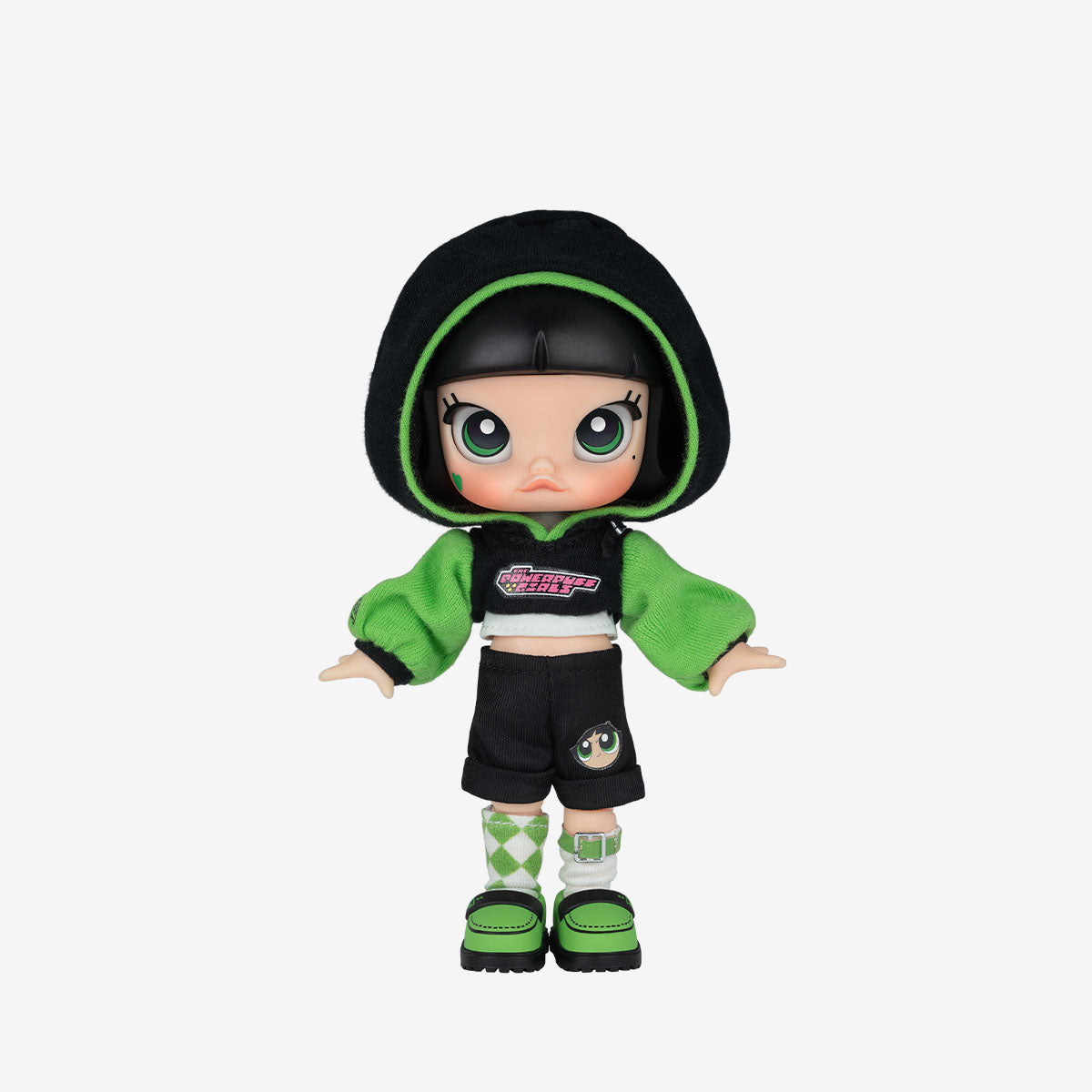 MOLLY × The Powerpuff Girls action figure – Buttercup front view