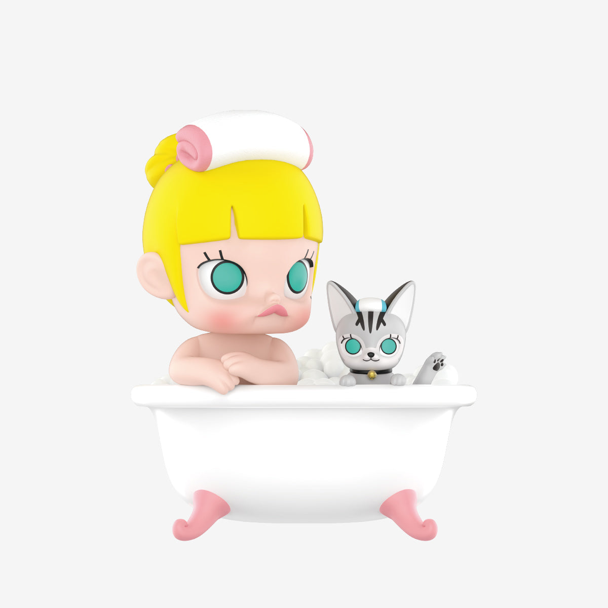 POP MART MOLLY Bubble Bath Tab figure from A Boring Day with MOLLY Series