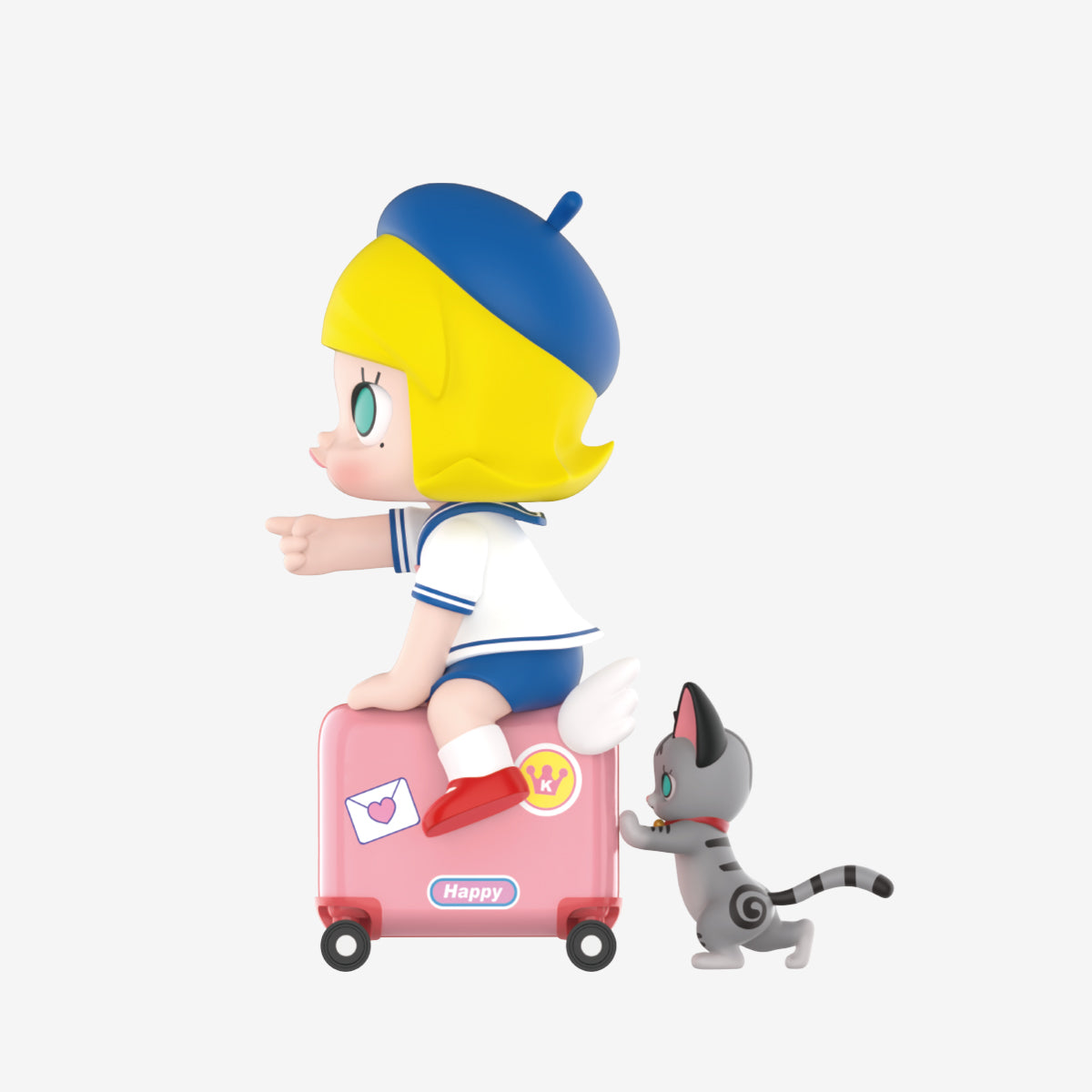 POP MART MOLLY Travelling from Home figure from A Boring Day with MOLLY Series